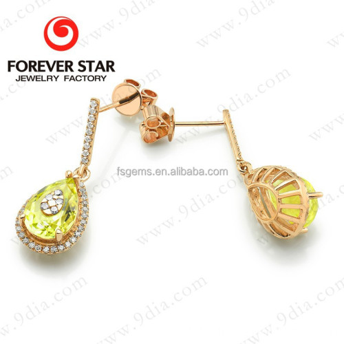 Best Selling 14K Light Weight Gold Earring Models